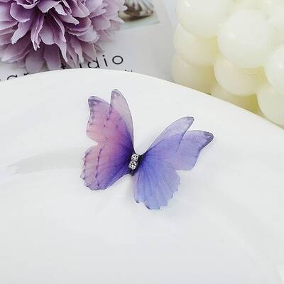 Gradient Color 2-Layer Fibre Tulle Ornament Accessories