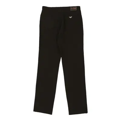 Armani Jeans Trousers - 30W UK 12 Brown Cotton
