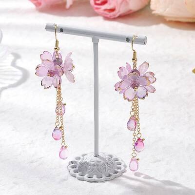 Flower Dangle Earrings