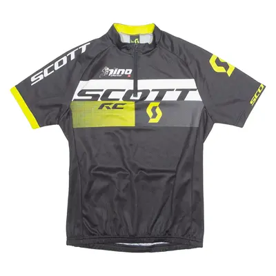 SCOTT Cycling Boys Jersey Black 1/4 Zip 11-12Y