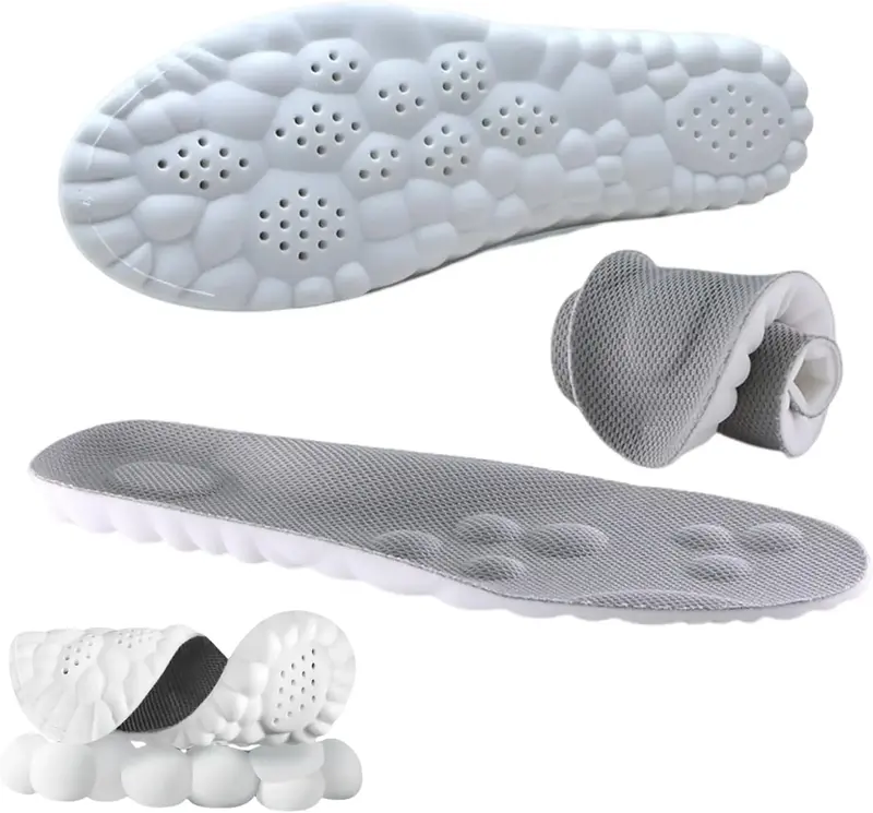 Cloud Technology Insole 4D - cloudsole insoles for men- Anti-Fatigue, Shock Absorption, Foot Pain Relief.U-Shape Memory Foam ...