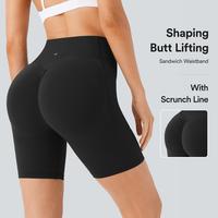 Halara Women's SoCinched High Waisted Scrunch Butt Lifting Tummy Control Shaping Workout UltraSculpt Biker Shorts, 3''/ 5''/ ...
