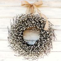 Modern Farmhouse Wreath, 1 Count Artificial Wreath, Decorations Supplies, Boho Front Door Wreath for Home Garden Balcony Farm...