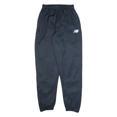NEW BALANCE Mens Track Pants Blue Tapered M W26 L32