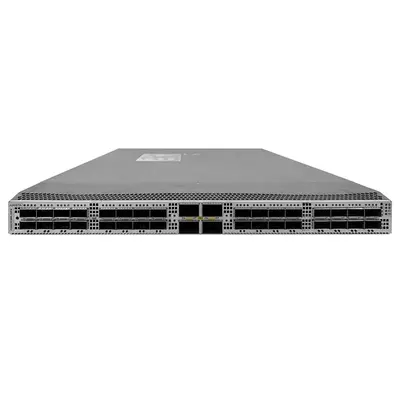 DCS-7280CR3-32P4-F Arista 7280R3 32x 100GbE QSFP and 4x 400GbE OSFP Switch Router Front-to-rear Airflow 2x AC Power Supplies