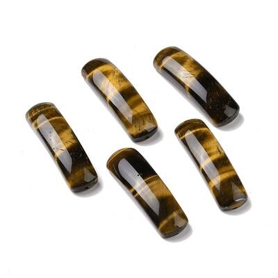Natural Tiger Eye Connector Charms