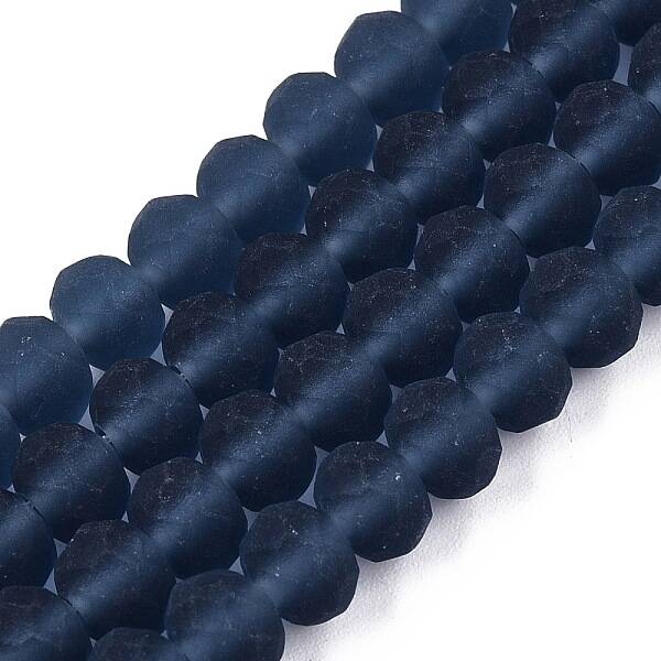 Transparent Glass Beads Strands