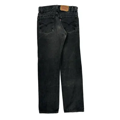 Levis Jeans - 31W 32L Black Cotton