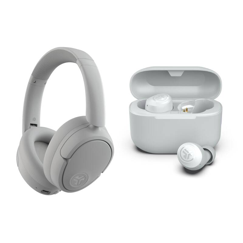 JBuds Lux ANC  GO POP Gift Set Audio Headphone Earbuds Headset, 1 ANC Headphone & 1 GO Pop Earbuds