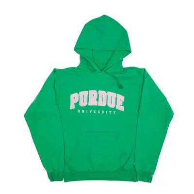 CHAMPION Purdue University Hoodie Green Pullover Mens S