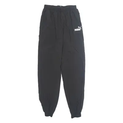 PUMA Boys Joggers Black Tapered 15-16Y W24 L30