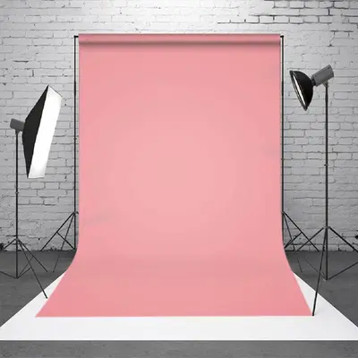 Peach Pink Baby Girl Shoot Studio Solid Backdrop - Aperturee