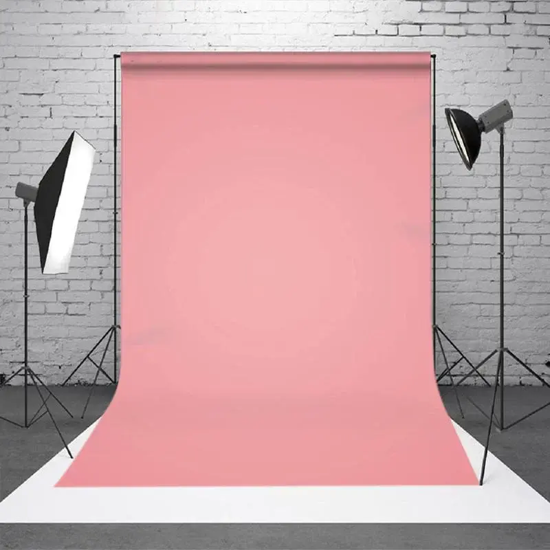 Peach Pink Baby Girl Shoot Studio Solid Backdrop - Aperturee
