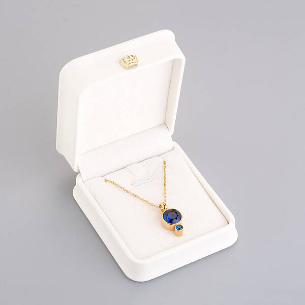PU Leather Necklace Pendant Gift Boxes