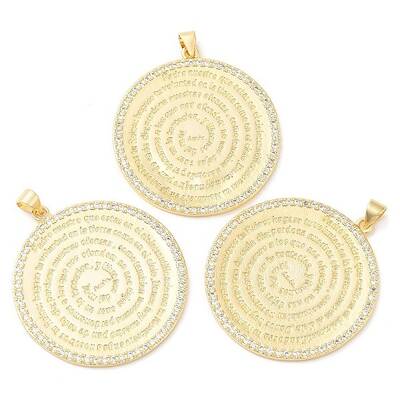 Brass with Cubic Zirconia Pendants