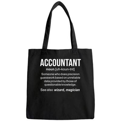 Accountant Funny Job Title Dictionary Profession Definition Tote Bag
