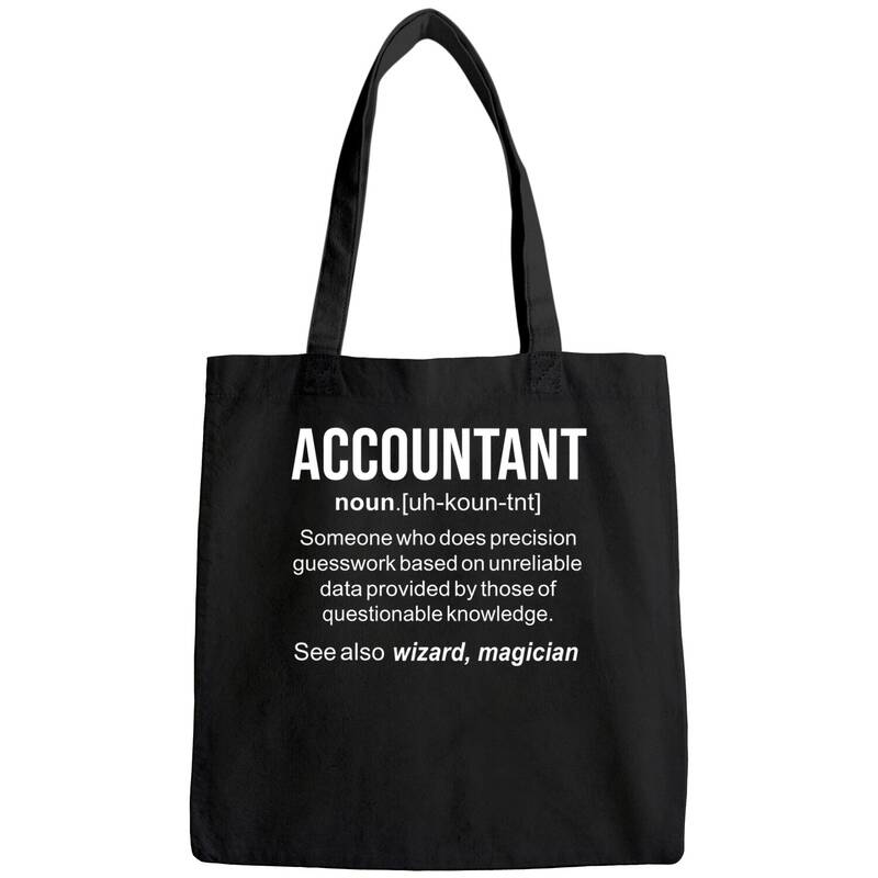 Accountant Funny Job Title Dictionary Profession Definition Tote Bag