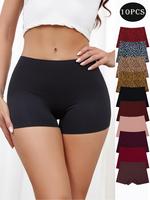Women's Solid Color Seamless Boyshorts, Soft Comfy Breathable Boyshorts for Daily Wear, Women's Underwear for All Seasons