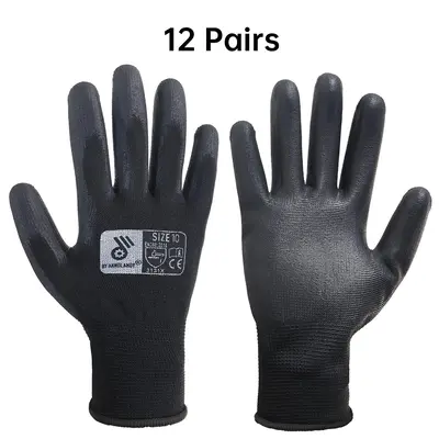 Breathable Lightweight Work Gloves, Non-slip Garden Gloves, Universal Wear-resistant Protective Gloves, Protective Gear ...