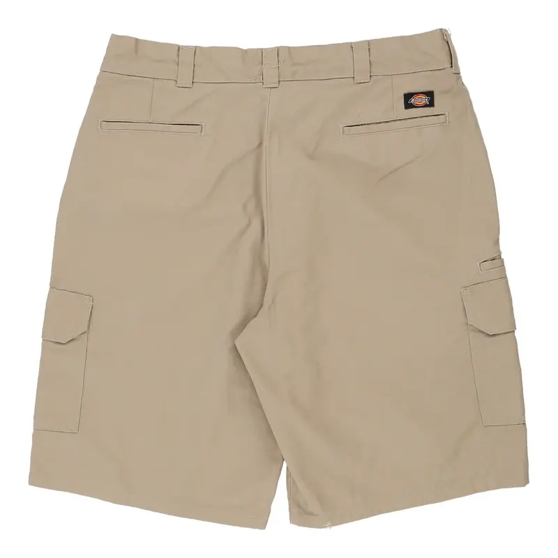 Dickies Cargo Shorts - 38W 11L Beige Cotton
