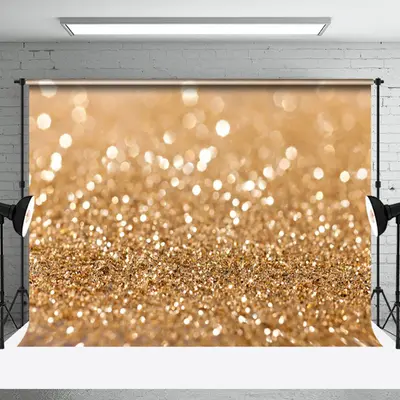 Luxury Gold Glitter Texture Bokeh Photo Backdrop - Aperturee