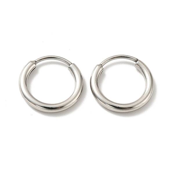 Tarnish Resistant 201 Stainless Steel Huggie Hoop Earrings