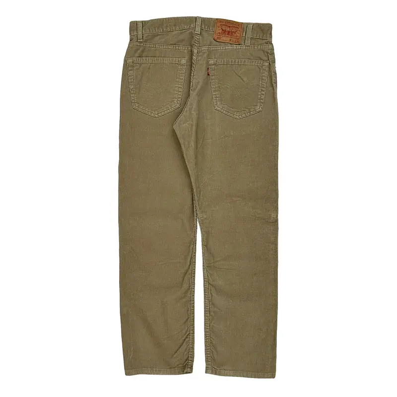 Levis Cord Trousers - 32? Waist Beige Cotton