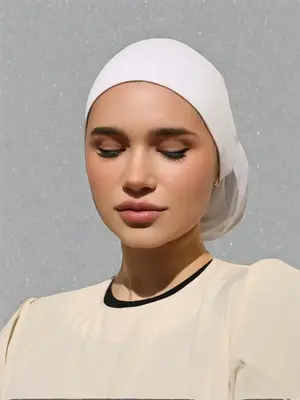 Women's Soft Casual Tube Hijab Cap, Comfortable Design Turban Hijab for Daily Wear, Fashion Muslim Accessory Suitable for All...