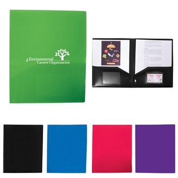 150 Promotional Pocket Folder - Polypropylene & Business Card ...