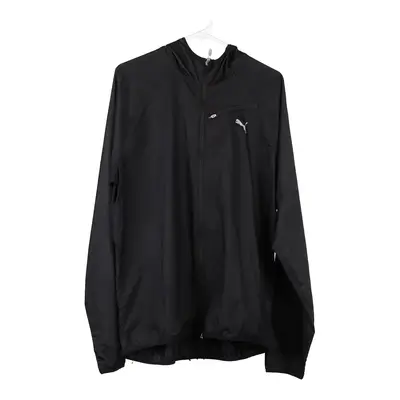 Puma Jacket - Large Black Polyester