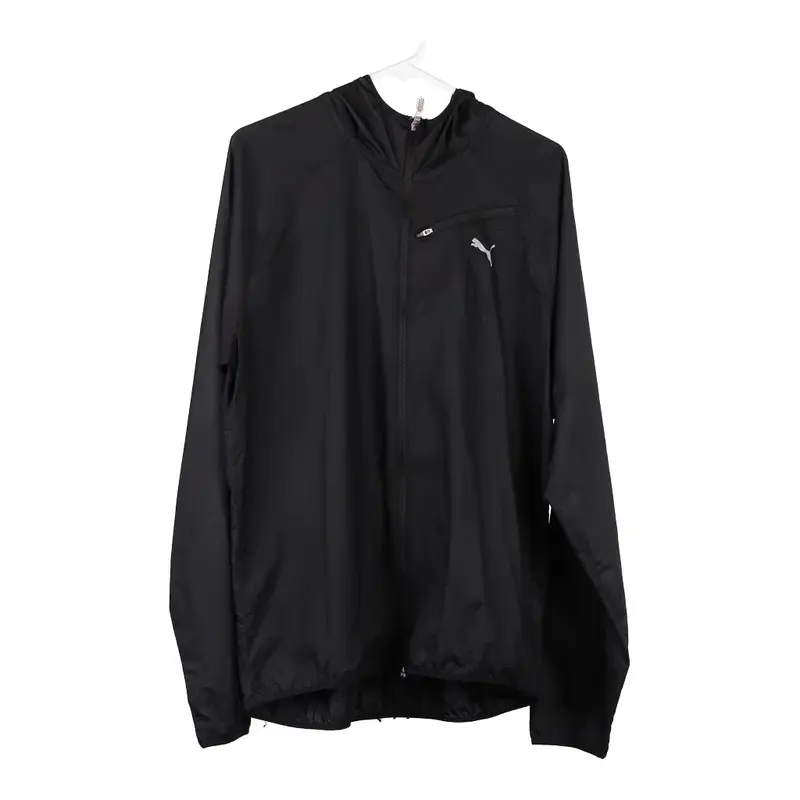 Puma Jacket - Large Black Polyester