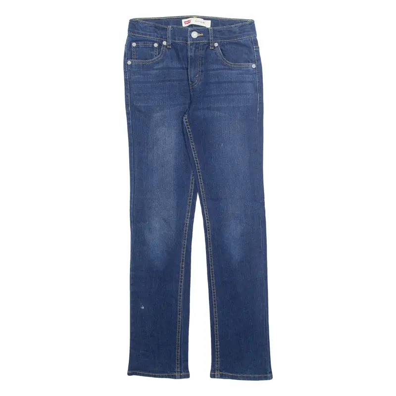 LEVI'S Womens Jeans Blue Regular Tapered Stone Wash W26 L28