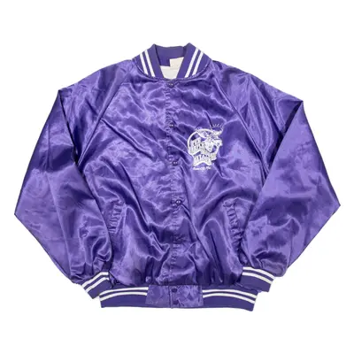 The Purple Moose Saloon Womens Varsity Jacket Purple XL