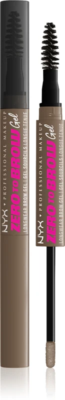 Nyx Zero Eyebrow Gel 02-Ash Brown 2ml
