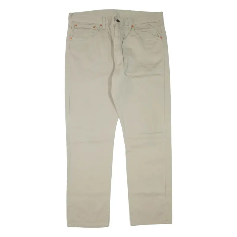 LEVI'S 581 Mens Trousers Beige Regular Straight W36 L30