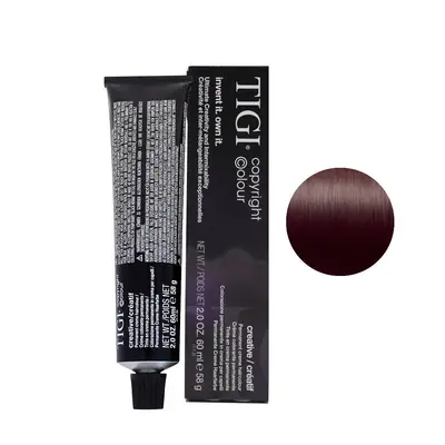 TIGI Colour Creative Permanent Hair Dye 4/2 Medium Brown Purple 60ml