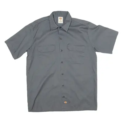 DICKIES Mens Worker Shirt Grey M