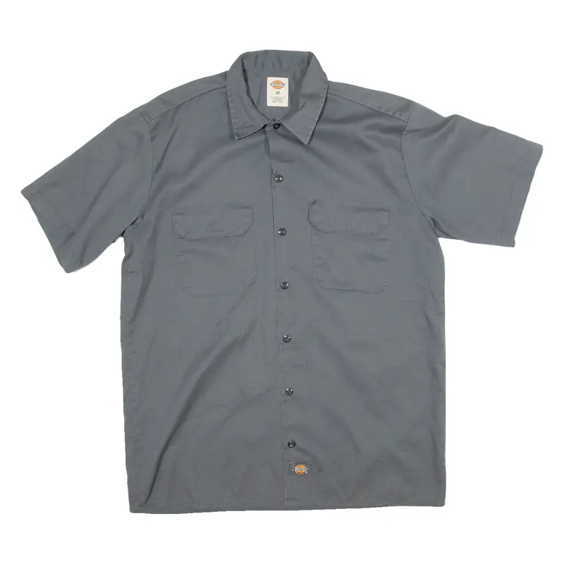 DICKIES Mens Worker Shirt Grey M