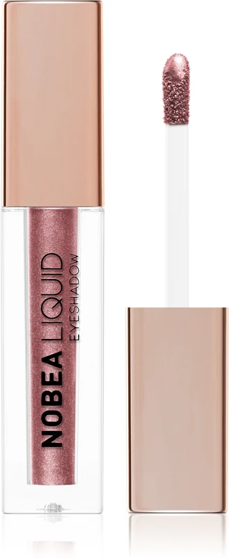 NOBEA Metal Liquid Eyeshadow Color Sparkling Grape #E07 4 ml