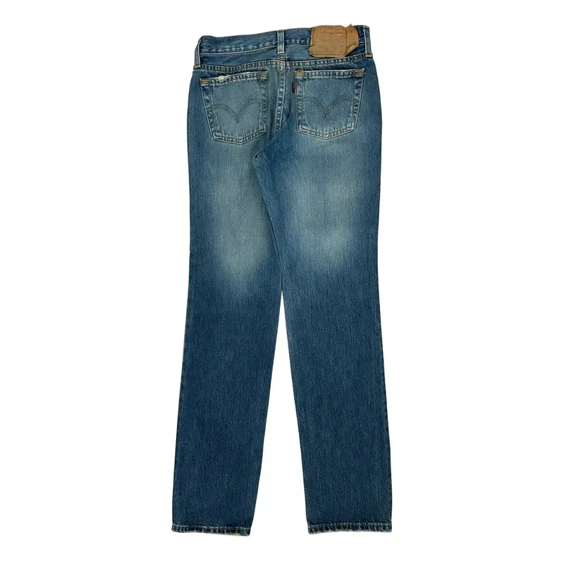 501 Levis Jeans - 27W UK 8 Blue Cotton