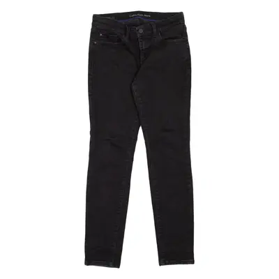 CALVIN KLEIN JEANS Mid Rise Womens Jeans Black Slim Skinny W29 L30
