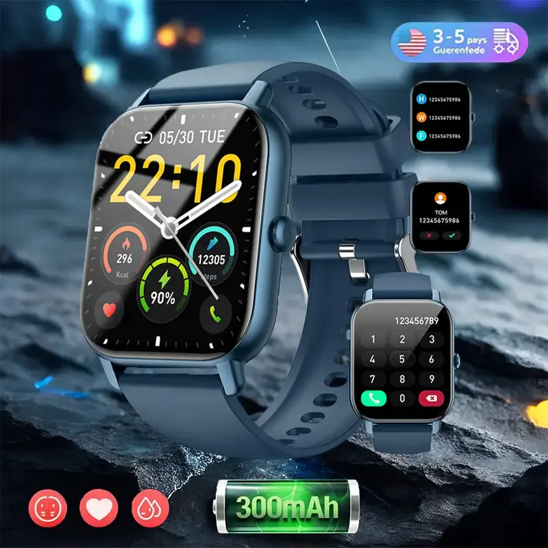 [Fall Deals] Ntaanoo 2025 New Multifunctional Full Touchscreen Smart Fitness Watch with Sleep Monitor Clock & Pedometer for A...