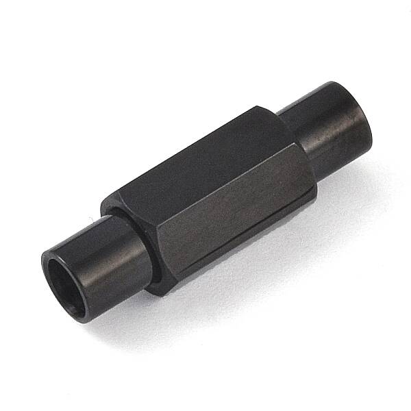 Ion Plating(IP) Smooth 304 Stainless Steel Magnetic Clasps with Glue-in Ends