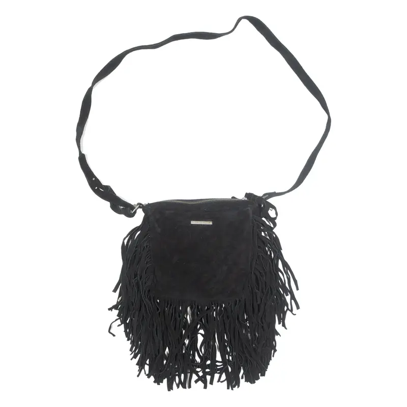 PEPE JEANS Tassel Womens Crossbody Bag Black