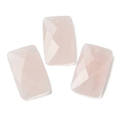 Natural Rose Quartz Pendants
