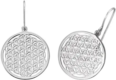 Engelsrufer Flower of Life Silver Earrings ERE-LIFL