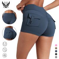 High Waist Scrunch Workout Shorts for Women – Butt Lifting Seamless Gym Shorts with Stretch Fabric, Tummy Control, Ruched B...