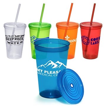 200 Customized 20oz Econo Sturdy Sipper - BPA Free & USA Made