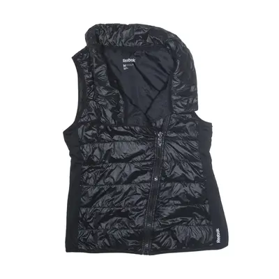 REEBOK Puffer Gilet Black Nylon Womens M
