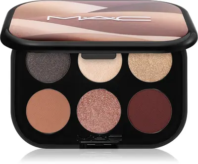 MAC Cosmetics Connect 6 Colors Eyeshadow Palette Nude Board 6.25g